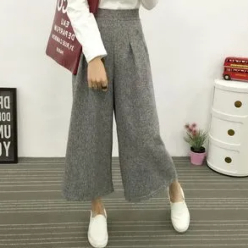 Yesstyle Pleated Wide Leg Pants